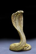 Egyptian Cobra snake statue, Egyptian Uraeus. large cobra, Egyptian cobra, made in Egypt with care and love product logo