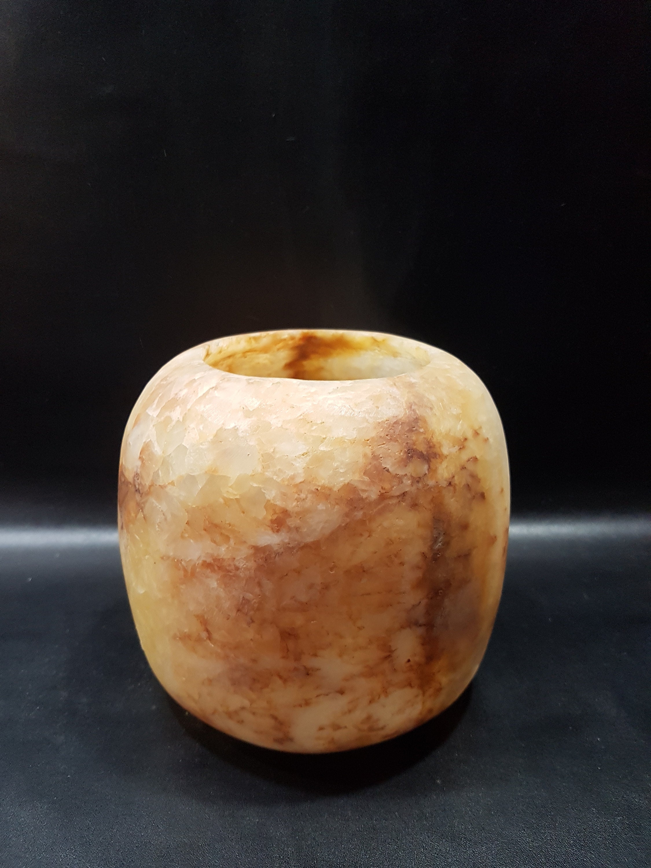 Amazing Translucent Egyptian Alabaster Candle Holder Enjoy Etsy