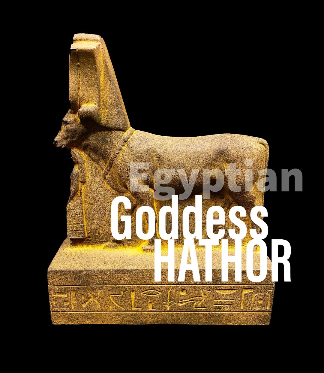 Rare Egyptian Hathor Statue - Made in Egypt - Etsy