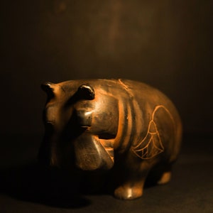 Ancient Egyptian Hippopotamus statue, Egyptian Hippo statue