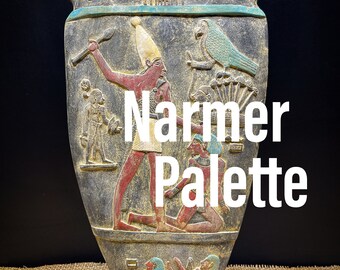 ナルメルのパレットレプリカ：古代エジプトの象形文字板 - Etsy 日本