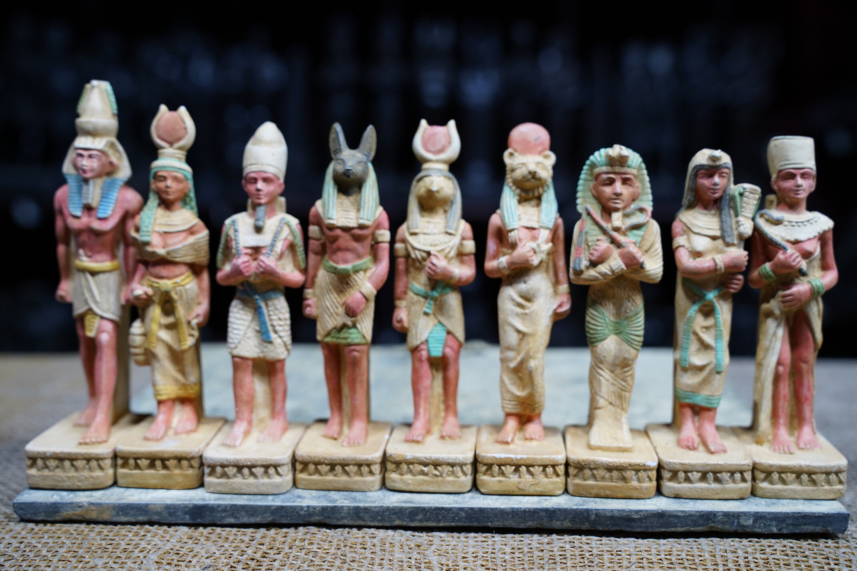 Set of Egyptian Gods and Goddesses, Made in Egypt With Love and Care - Etsy