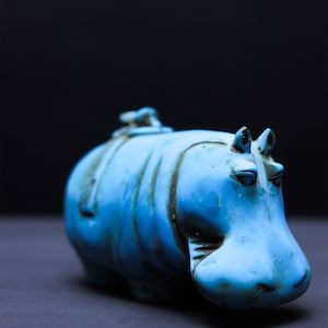 Amazing Egyptian Hippopotamus statue, Egyptian Hippo statue