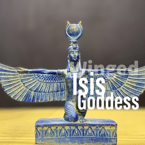 Marvelous ISIS Winged Statue - ISIS Goddess - Made In Egypt