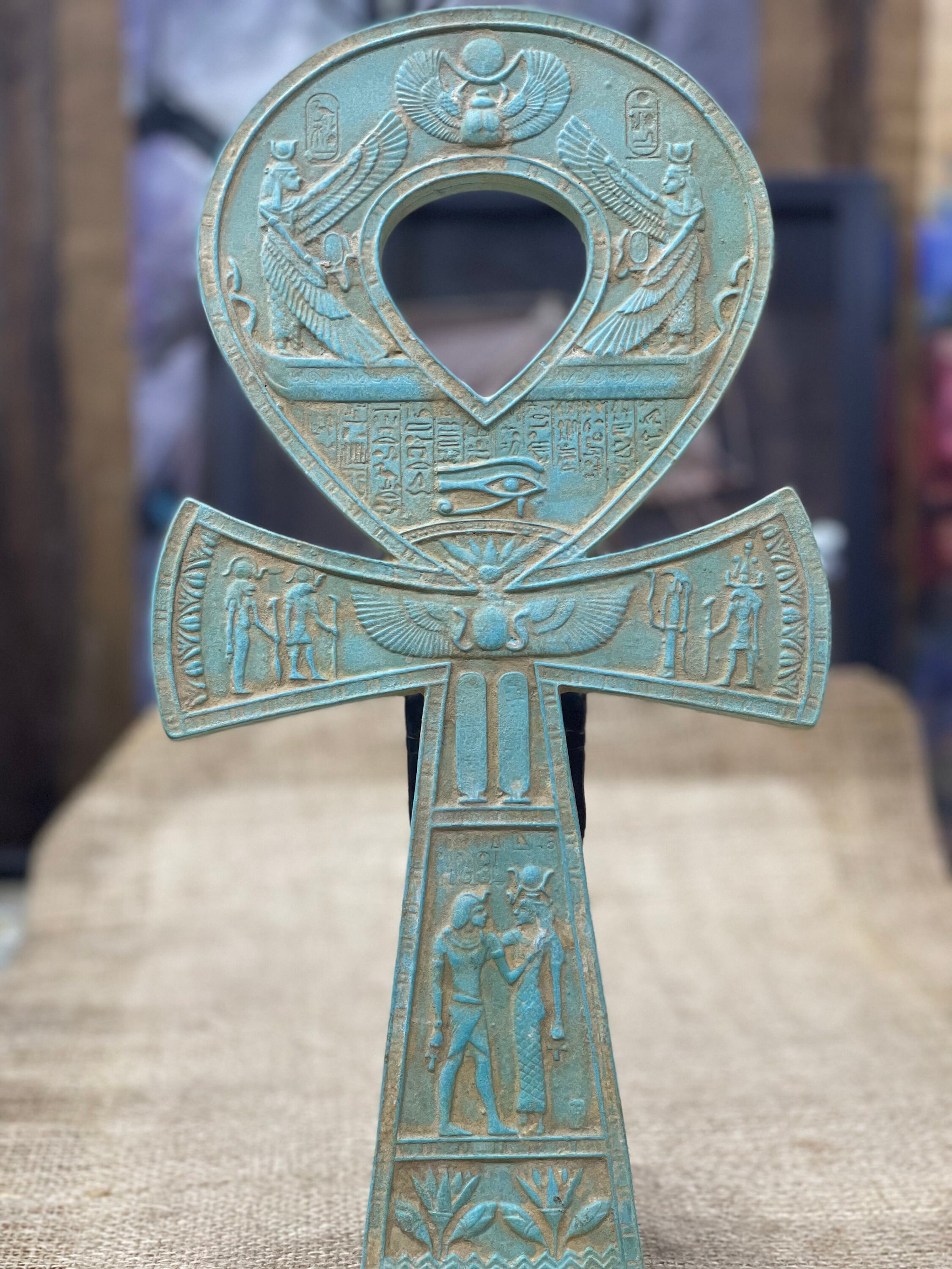 エジプト製　18gr シルバーキーチェーン　key of life Ankh エジプト製 18gr シルバーキーチェーン key of life Ankh