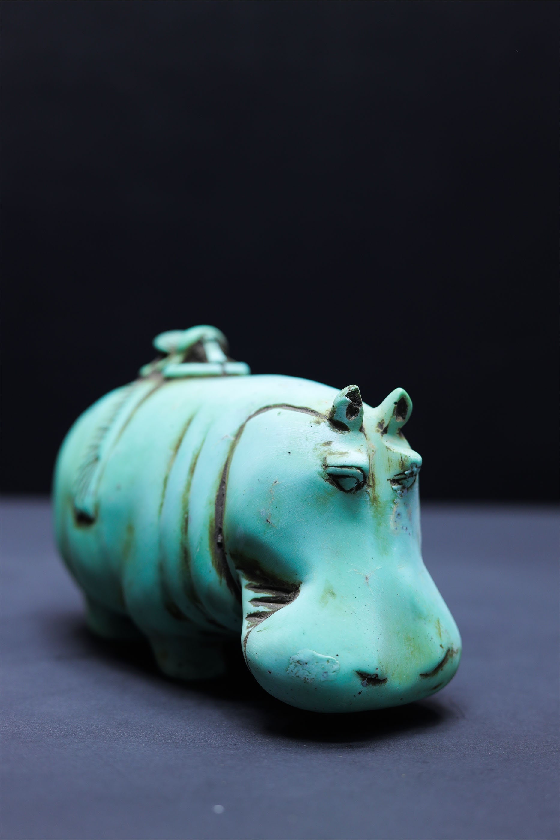 最終値引き】エジプト 青カバ 再生の守神 青いカバ ルリカ