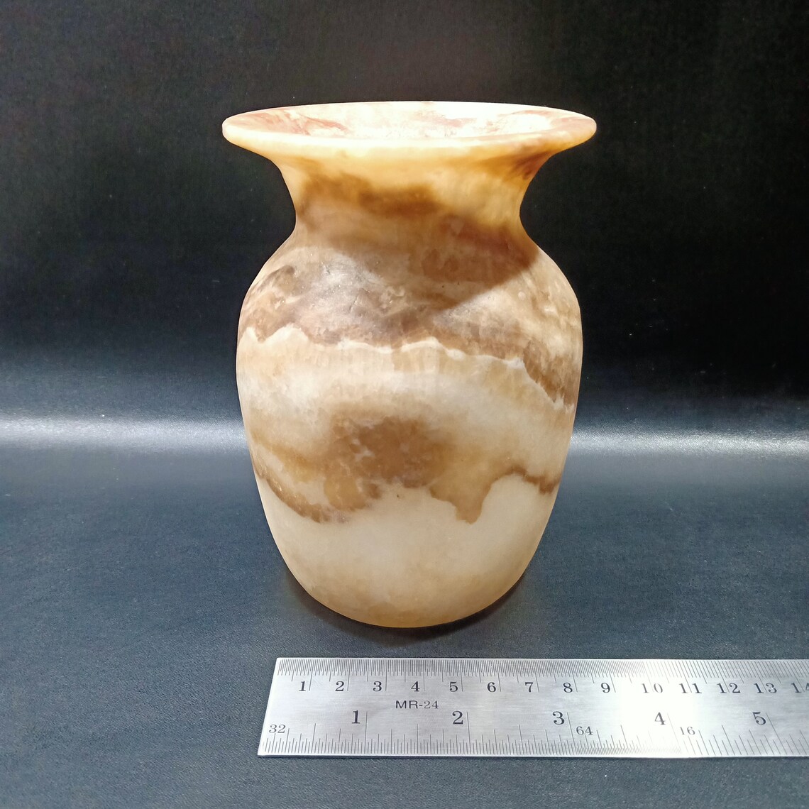 Beautiful Egyptian Alabaster Vase you can use it as a Candle Etsy