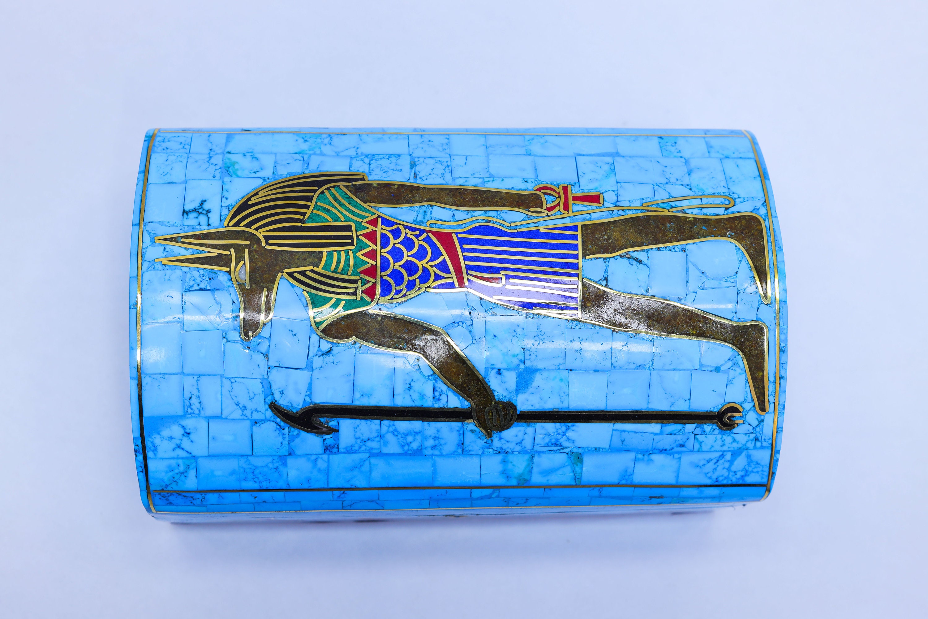 エジプトの神 アヌビス ジュエリーボックス アヌビスの宝石ジュエリーボックス、エジプトからのエジプトギフト