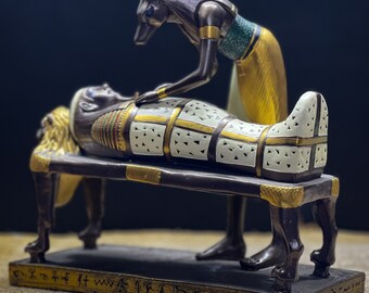 古代エジプトの神アヌビス像、ツタンカーメンのミイラ化過程 - Etsy 日本