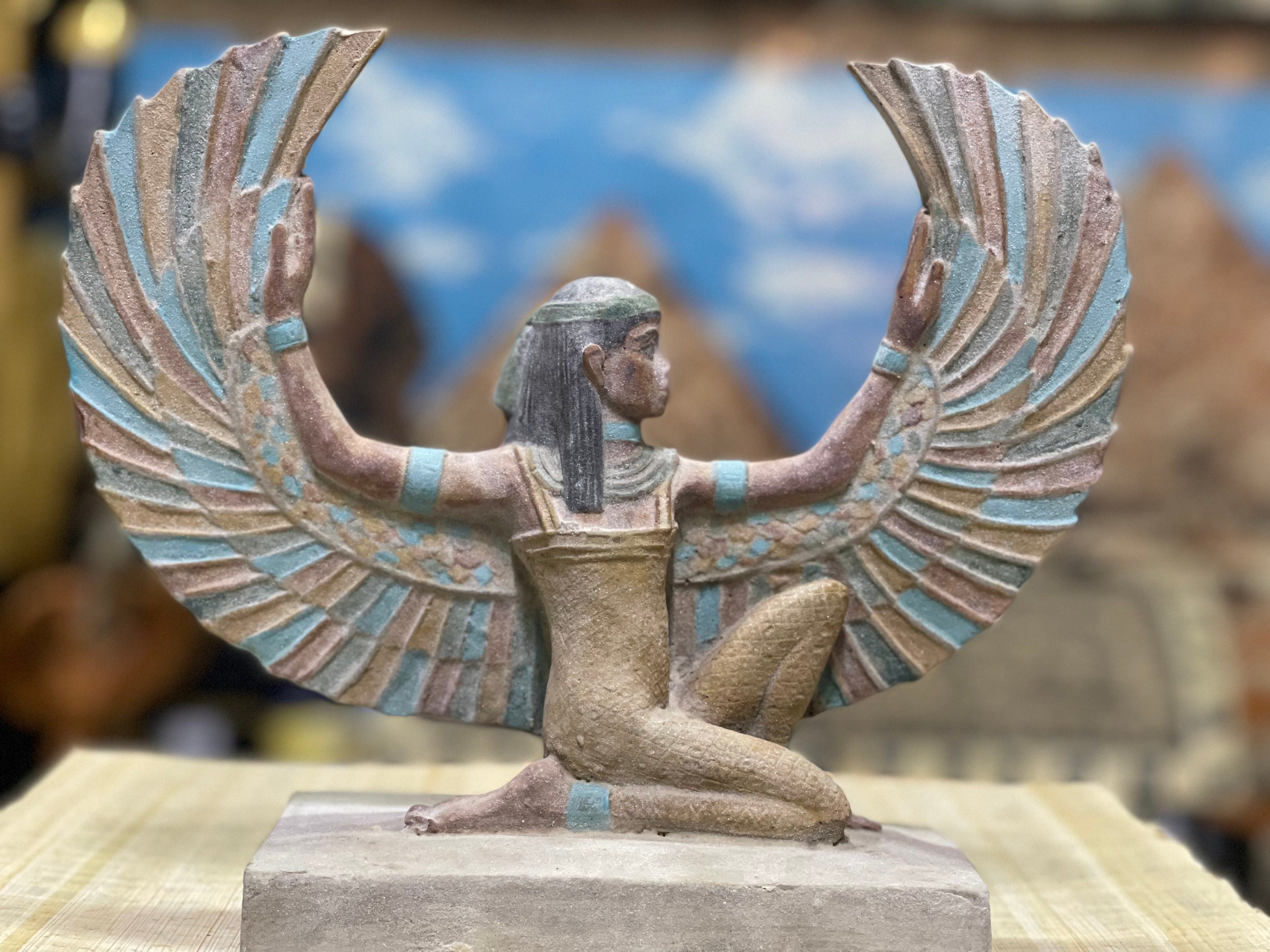 古代エジプトの女神イシス、女神イシスの像を販売します。 - Etsy 日本