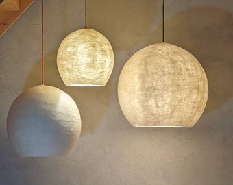 Lampe suspension COCON BULLE en laine feutrée