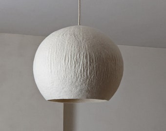 Lampe suspension COCON CARESSE en laine feutrée