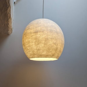 Lampe suspension COCON BULLE en laine feutrée image 3