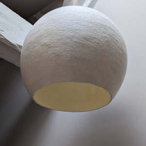 Lampe suspension COCON BULLE en laine feutrée image 5