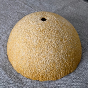 ONDÉE フェルトウール製イエローランプシェード