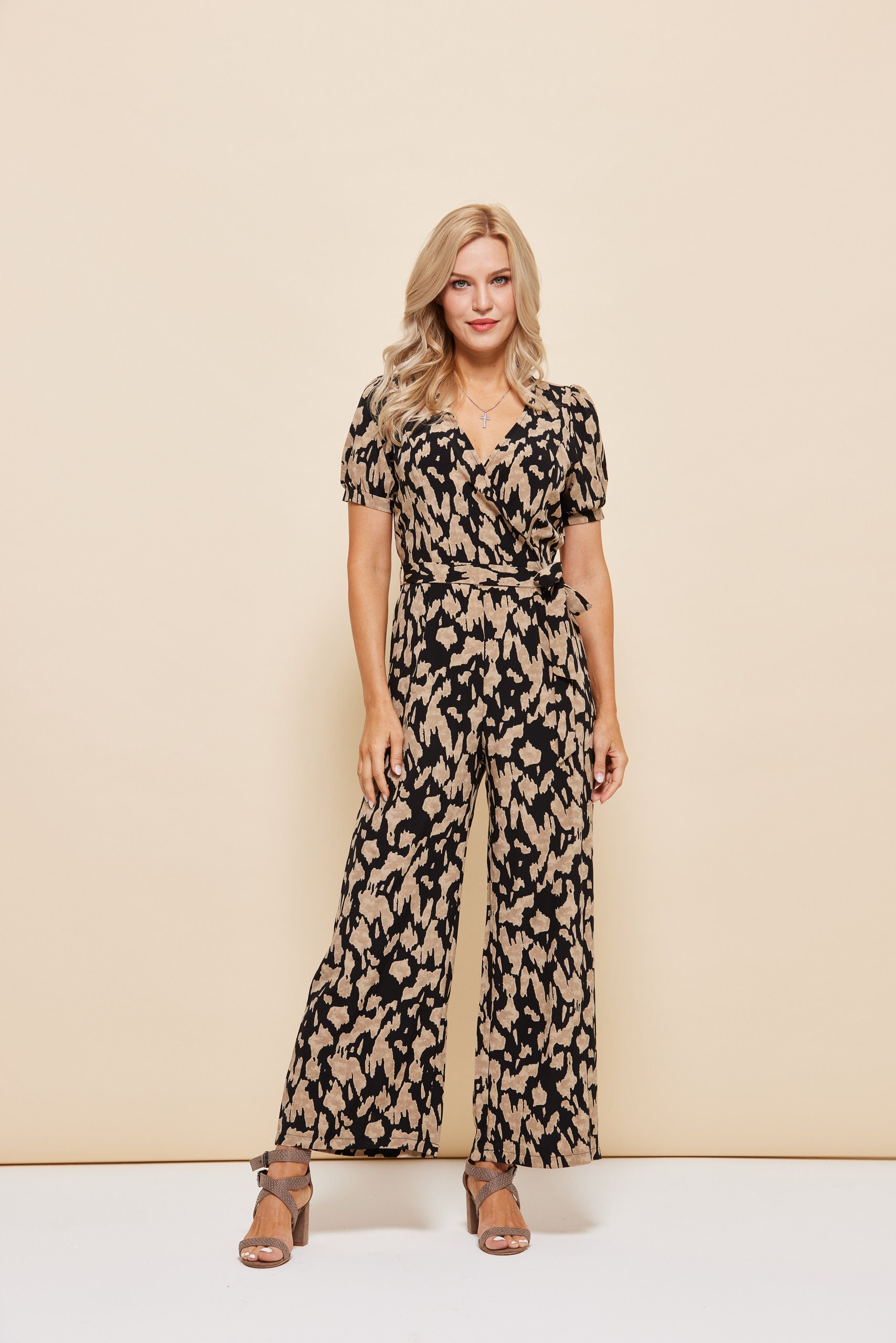 leopard print jumpsuit