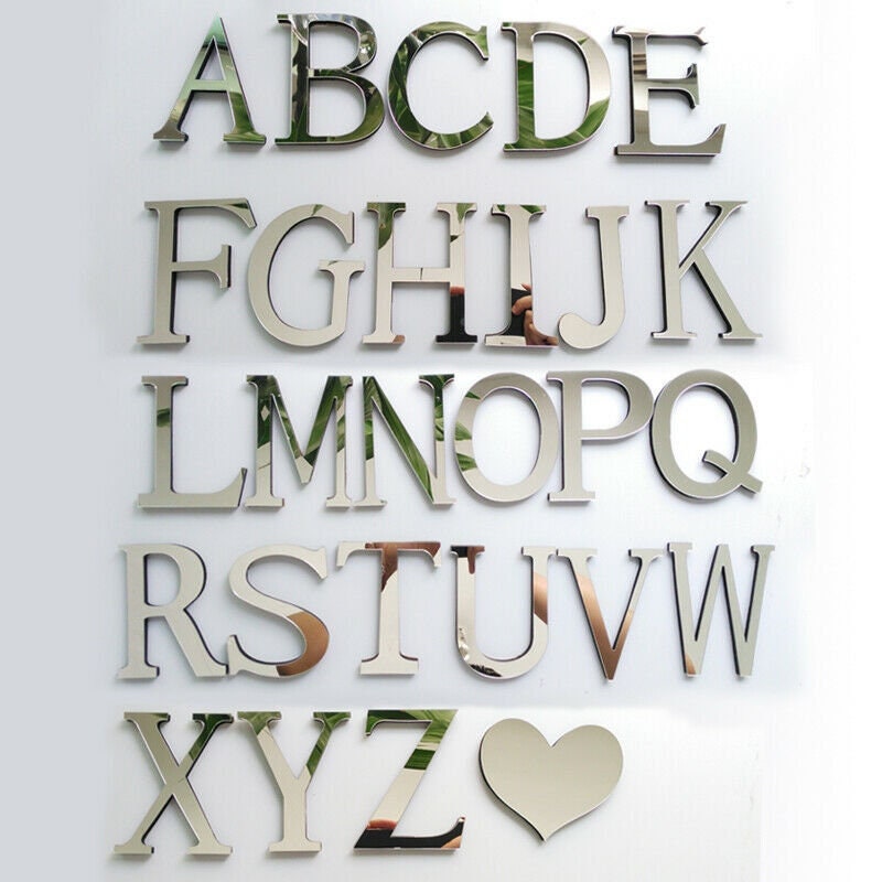 3d letter sticker - .de