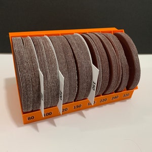 5-inch and 6-inch Sanding Disc Storage, multiple color choices, pad, disk, holder, sandpaper, orbital, 5&quot;, 6&quot;