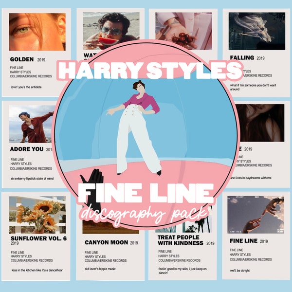 Fine Line Discography Pack//digital download