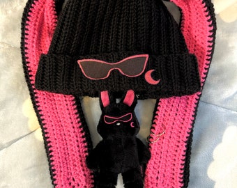Mito Bunny Beanie - Etsy