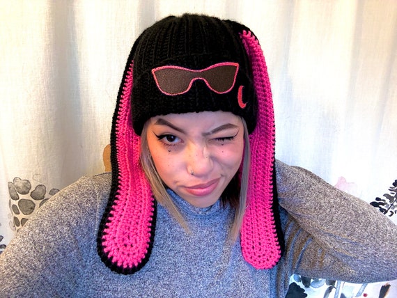 Mito Bunny Beanie - Etsy