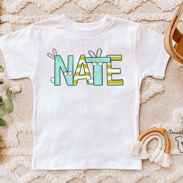 Baby Boy Easter Outfit - Toddler Boy Easter Outfit - Cute Easter Baby Boy Gift - Custom Name Easter Shirt- Easter Outfit Baby Boy