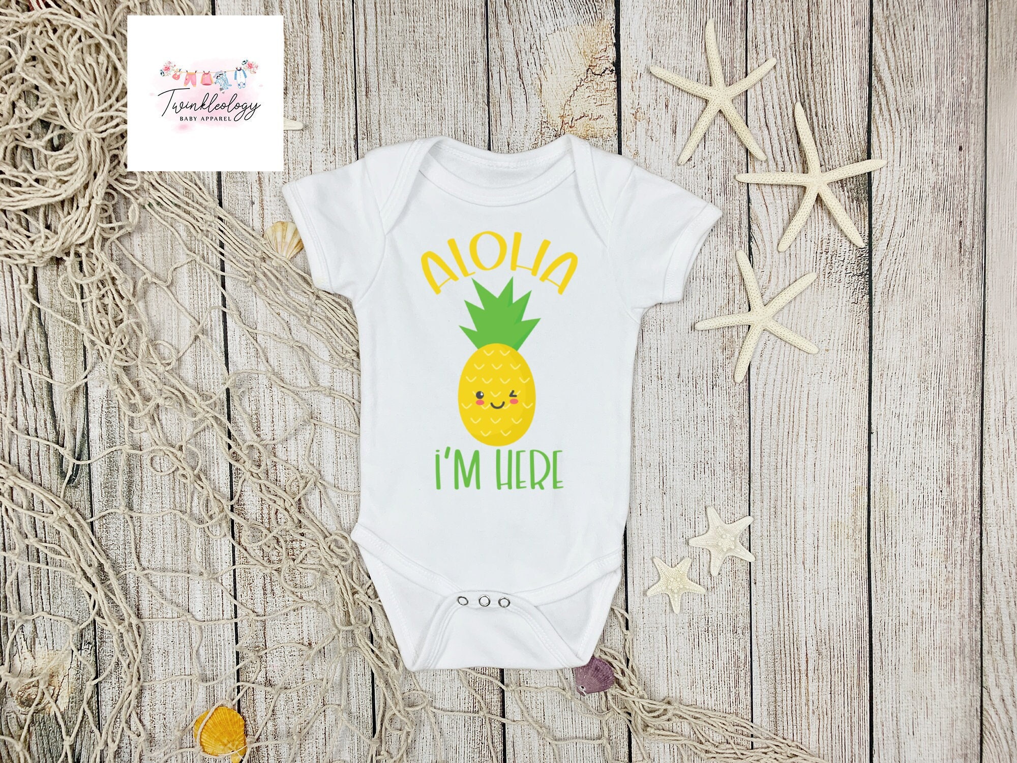 Pineapple onesie baby hotsell