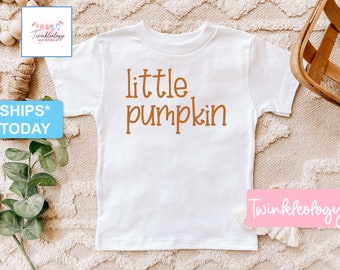 Little Pumpkin Shirt - Fall Kid Shirt - Fall Kid Outfit - Fall Kid Clothes - Cute Fall Shirt - Thanksgiving Toddler Shirt