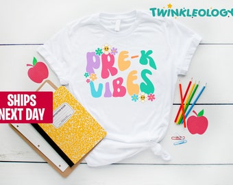 Kids Back to School Shirt - First Day of School Shirt - Pre-K Vibes Kids Tee