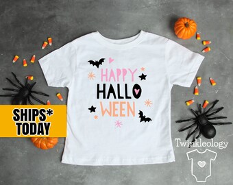 Halloween Toddler Shirt, Cute Halloween Shirt, 100% Cotton Shirt, Halloween Toddler Shirt