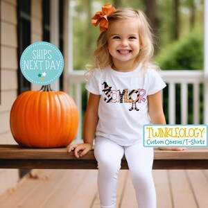Personalized Halloween Kids Shirt - Cute Halloween Name Toddler Shirt - Personalized Custom Name Toddler Shirt