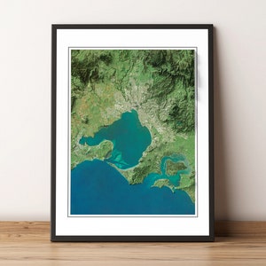 Melvin, Australien - Shaded Relief Map - Bilder