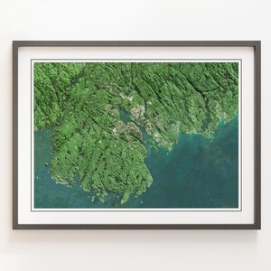 Halifax, Nouvelle-Écosse, Canada - Carte en relief ombrée - Images