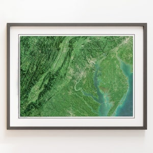 Maryland, USA - Reliefkarte - Bilder