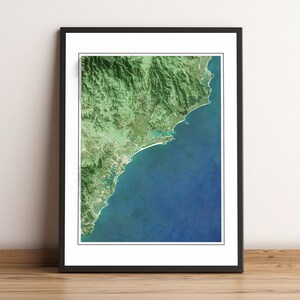 Newcastle, Australia - Shaded Relief Map - Imagery