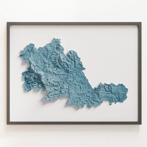 West Midlands County, England - Schattierte Reliefkarte - natürliche Topographie