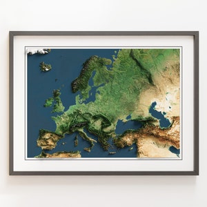 Europe - Carte en relief ombrée - Images
