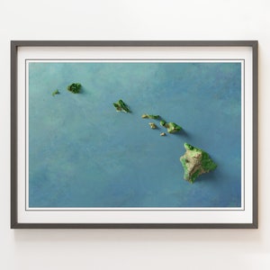Hawaii, USA - Reliefkarte - Bilder