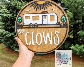 Last chance! discontinuing these personalized camper signs, class a, class c, tent, teardrop, 5th wheel, pop-up, airstream, A frame