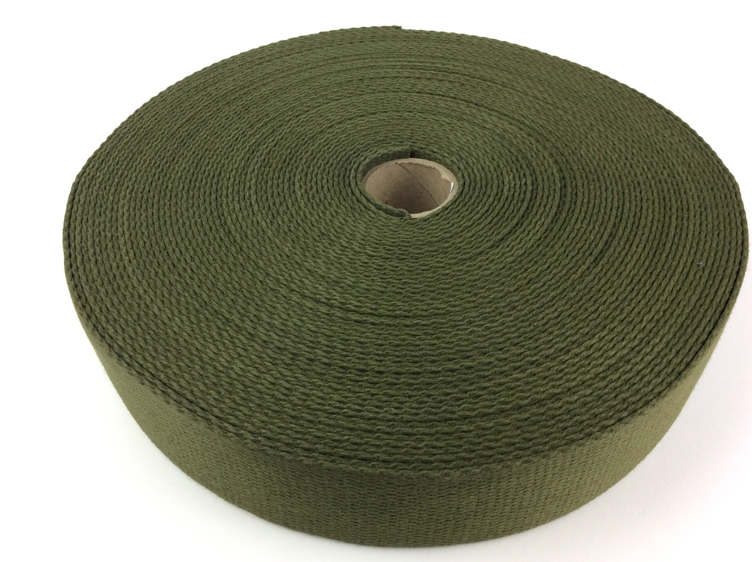 Cotton bing 40 Mm Olive Green Etsy