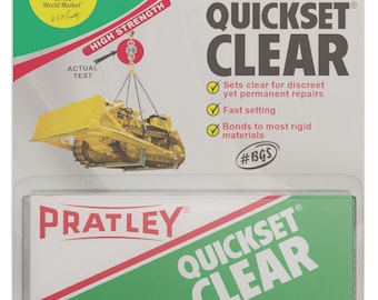 Pratley Quickset Clear Epoxy