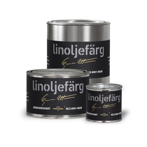 Black Colors - Ottosson Swedish Linseed Oil Paint - Clean, Natural & Non-Toxic