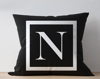 Letter Pillow N Etsy