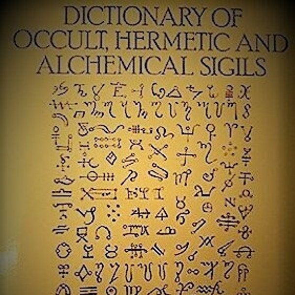 Dictionary of Occult, Hermetic and Alchemical Sigils | Fred Gettings 1981 | Occultism, Alchemy, Esoteric, Symbolism