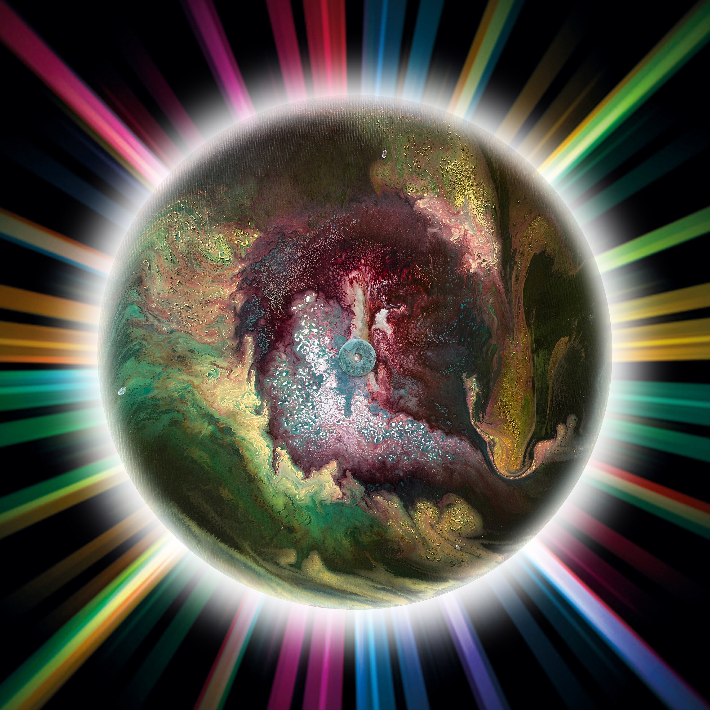 Affiche Yoga Méditation Souplesse, Impression d'art Mural Contemporain Galaxie - Décoration Chambre,