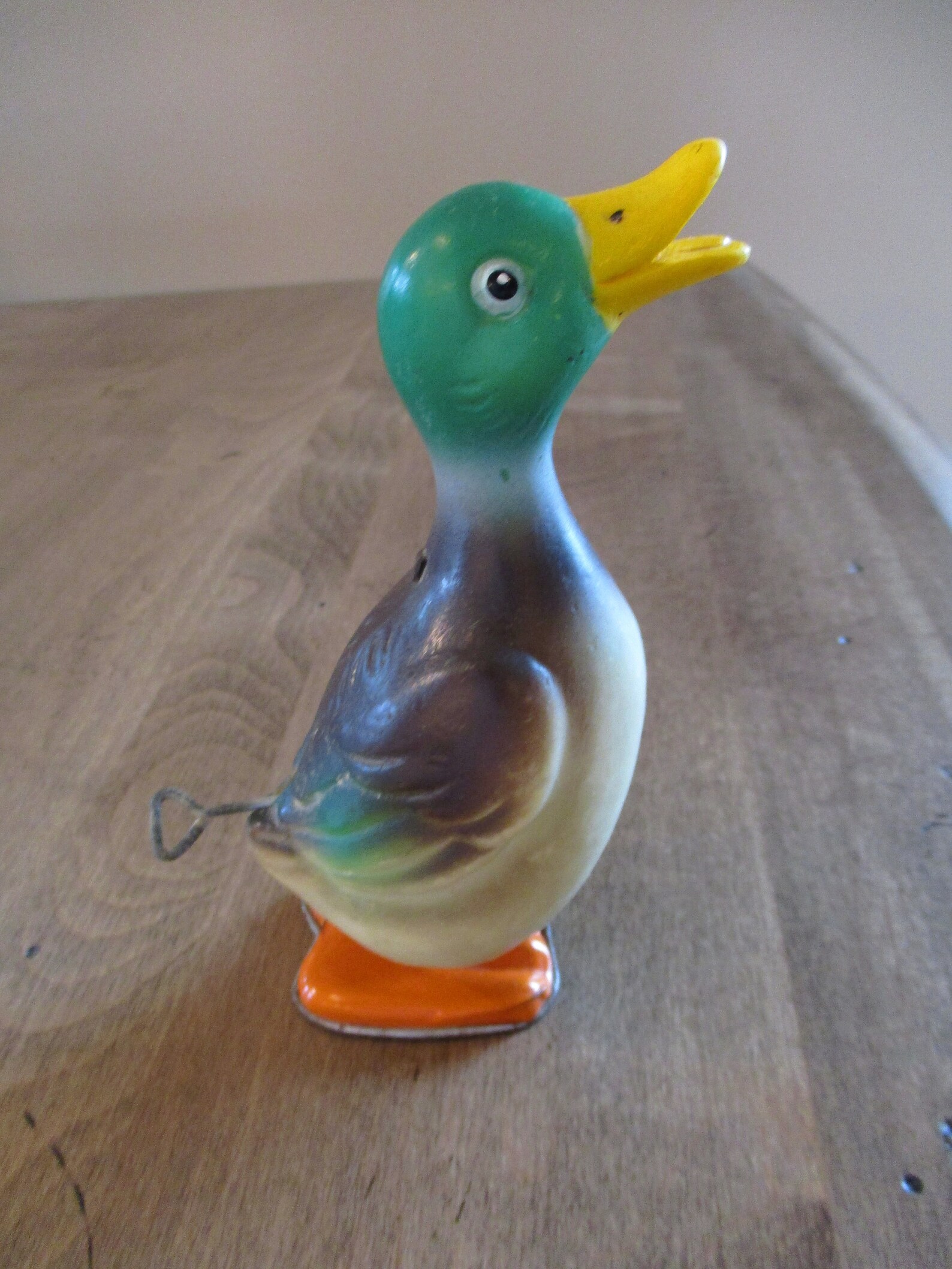 Moveable Wind up Toy Metal Duck Waddles Made in Japan Etsy