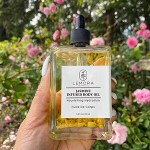 Jasmine Infused Body Oil - Glowing Skin Body Oil With Organic Jasmine ...