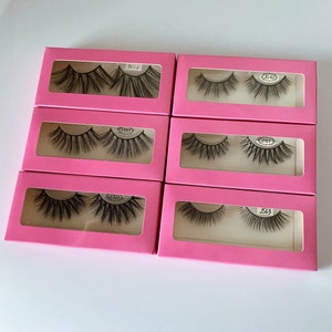 Faux Mink Lashes: 25MM Wispy Vegan Lashes