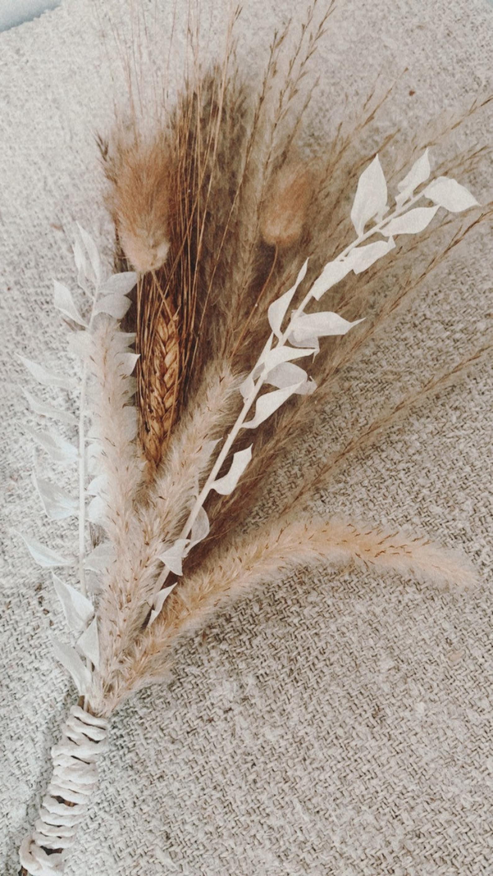 Sienna Dried Grass Bouquet - Etsy