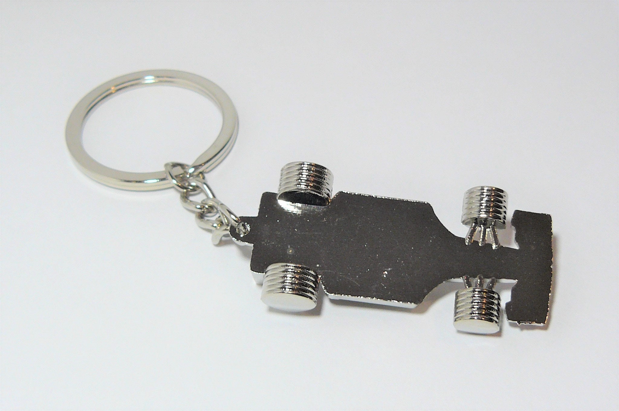 F1 Keychain / Stunning Chrome Plate Polished Etsy